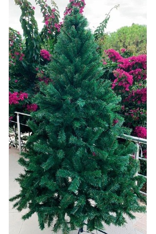 Yılbaşı Çam Ağacı 210 Cm 800 Gür Dallı Demir Ayaklı