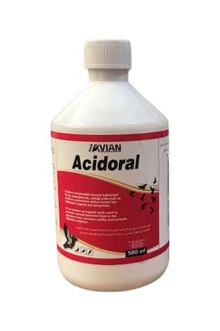 Acidoral 500 ml kanatlılar içim organik asit Acidoral 500 ml kanatlılar içim organik asit