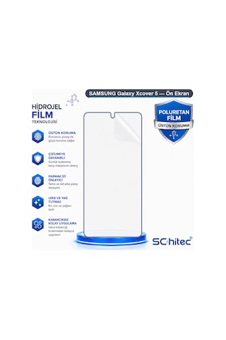 Samsung Galaxy Xcover 5 Uyumlu Ön Yüzey Nano Şeffaf Hidrojel Ekran Koruyucu 89500379