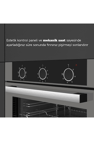 Simfer 8222 Ank. QS Büyük Pop-up 9 Fonk Gri Cam Power Turbo