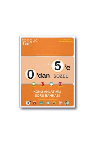 Tonguç 5. Sınıf 0 Dan 5 E Konu Anlatımlı Soru Bankası Set