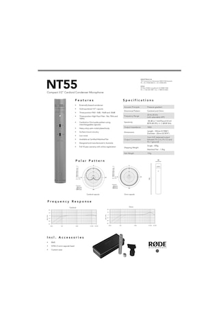 Rode Nt55-Mp Mikrofon.