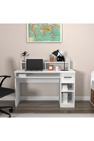 Arnetti Eslem Çalışma Bilgisayar Masası Beyaz