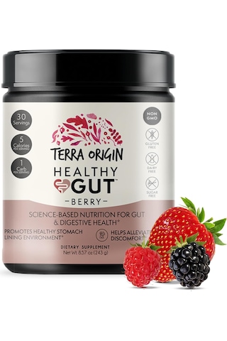 Healthy Gut Berry Pepzingı Zinc Carnosine Copper L-glutamine L-alanyl-l-glutamine N-acetyl-d-glucosamine Slippery Elm Bark Msm Dgl Licorice Stevia Quercetin Carnosine Aloe Vera
