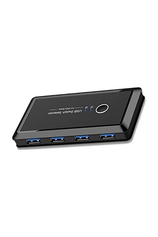 Fortunelane Konnektörler Kvm Anahtar Kutusu Usb 3.0 2.0 Anahtarlayıcı 2 Nokta Paylaşım 4 Cihaz