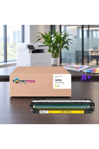 Hp 307a Ce742a Sarı Uyumlu Toner A Plus / Color Laserjet Cp5225 / Cp5225n / Cp5225dn