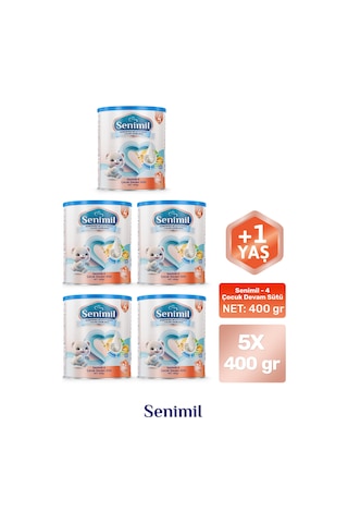 Senimil 4 Çocuk Devam Sütü 400 G 5 Adet
