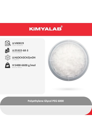 Kimyalab Polietilen Glikol 250g - Payet - Polietilen Glikol 6000