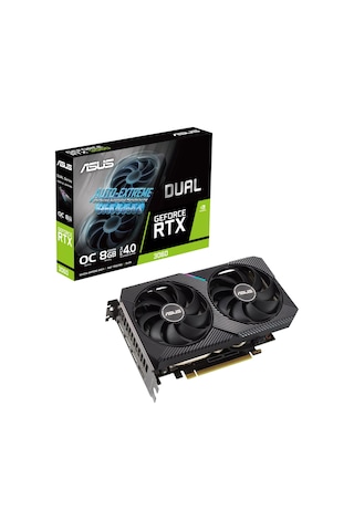 Asus NVIDIA GeForce RTX 3060 Dual OC DUAL-RTX3060-O8G 8 GB GDDR6 128 Bit Ekran Kartı