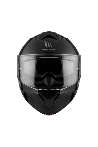 Mt Genesis Sv Solid A1 Parlak Siyah Çene Açılır Kask Parlak Siyah