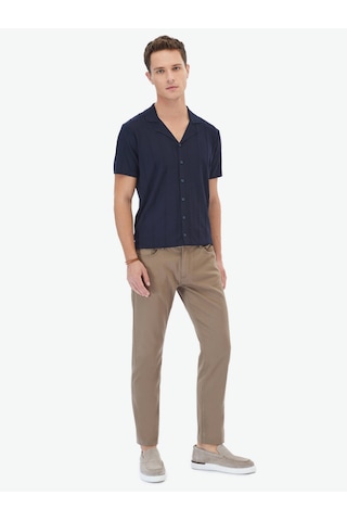 Lacivert Regular Fit Casual Gömlek Lacivert