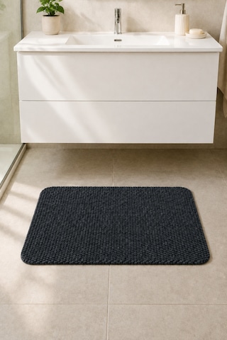 Yıkanabilir Banyo Paspası Kaymaz Taban Su Emici Duş Önü Lavabo Önü Tuvalet Önü Banyo Halısı 40x60 Cm Siyah Yıkanabilir Banyo Paspası Kaymaz Taban Su Emici Duş Önü Lavabo Önü Tuvalet Önü Banyo Halısı 40x60 Cm Siyah