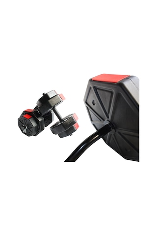 Tan Spor 30 KG Dambıl Halter Ağırlık Fitness Düz Bar Seti Kırmızı Kapaklı 150 CM