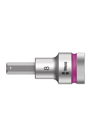 Wera 8740 C Hf Altıgen Uçlu Zyklop Lokma Bits, 1/2" Soketli, Tutma Fonksiyonlu, 8 X 60 Mm