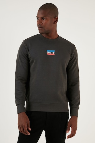 Levi's Erkek Pamuklu Regular Fit Bisiklet Yaka Sweat Erkek Sweatshirt - A2824 001