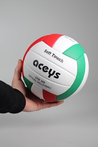 Voleybol Topu Yapıştırma Soft Touch 5 No B-Y-K Şişik Gönderim Kırmızı - Yeşil