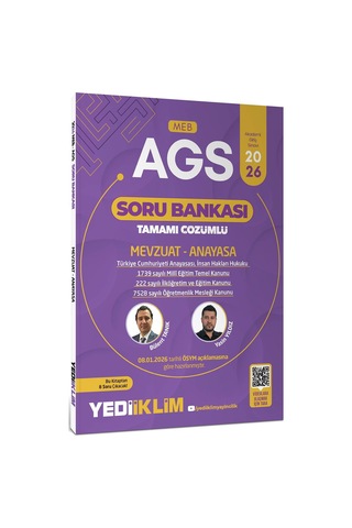 Yediiklim 2026 Meb Ags Mevzuat Ve Anayasa Konu Ve Soru Seti