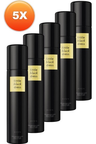Avon Little Black Dress Kadın Deodorant 75 ML x 5