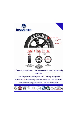 Fiat Linea 15" Jant Kapağı Takımı 4 Adet 51812811 f013