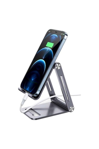 Ugreen Alüminyum Masaüstü Telefon Tablet Tutucu Stand Gri
