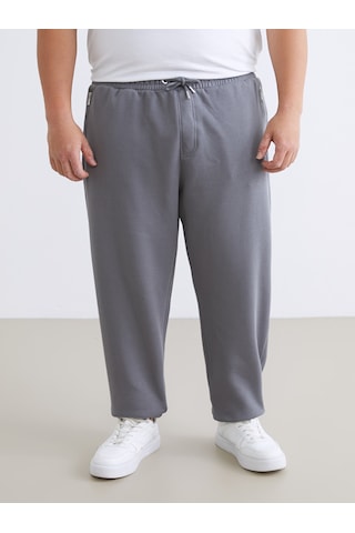 Lcwaıkıkı Classic Gri Büyük Beden Erkek Jogger Eşofman Altı