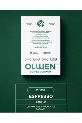 Olwen Espresso Çekirdek Kahve Kahve Base 2 - 1 Kg Kremalı Sütlü Çikolata, Karamel ,yoğun