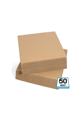 25X30Cm 3Mm 50Adet Oluklu Mukavva Karton - Maket - Hobi Kartonu 25X30Cm 3Mm 20'Li Paket
