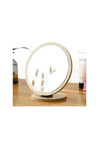 Masaüstü Eğimi Ayarlanabilir Menteşeli Yuvarlak Ayna 22 CM