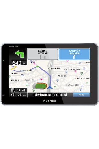 Piranha 5 İnc Avrupa Kamyon Tır Navigasyon Cihazı -