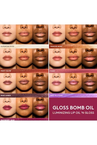 Fenty Beauty Gloss Bomb Oil - Dudak Parlatıcı Yağ 04 - Razzberry Jamz