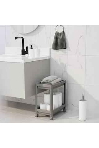 Orret Home 2 Katlı Tekerlekli Tezgah Altı Raf Organizer Düzenleyici Raf Ünitesi, Evye Altı Dolap İçi Düzenleyici Diğer 85765534