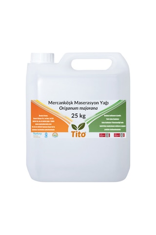 Mercanköşk Maserasyon Yağı Origanum Majorana 25 KG