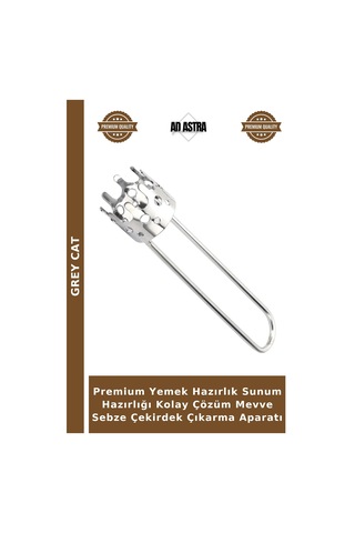 Premium Yemek Hazırlık Sunum Hazırlığı Kolay Çözüm Mevve Sebze Çekirdek Çıkarma Aparatı
