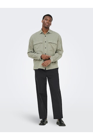 Only & Sons Sinus Tapered Erkek Siyah Pantolon 22037322-jbk