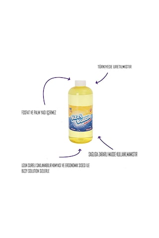 Köpük Tabancası Likiti - Baloncuk Tabancası - Köpüklü Silah - Baloncuk Oyunu - Yedek Baloncuk Sarı