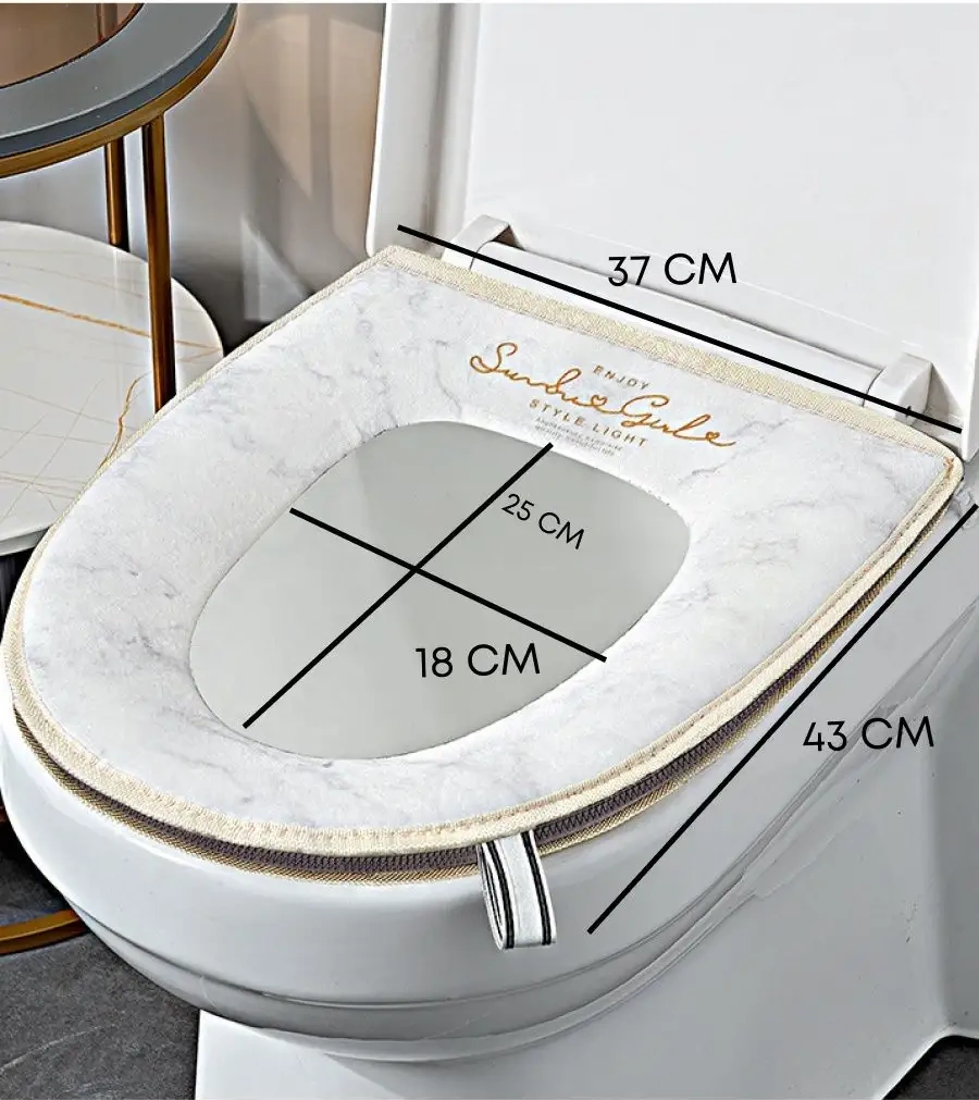 Shalabelle Tuvalet İçin Yumuşak Oturma Kılıfı 164137316 Beyaz Mat