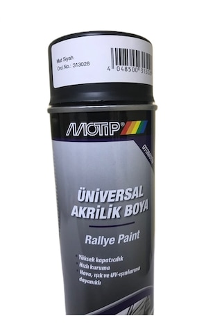 Motip Sprey Boya Mat Siyah 500 ML Motip Sprey Boya Mat Siyah 500 ML
