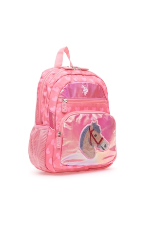 U.s. Polo Assn. Kız Çocuk Pembe Okul Çantası 50315126-vr041 Çok Renkli