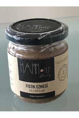 Hamm-Hum Fıstık Ezmesi Bebek Serisi Pekmezli Kakaolu 180 G