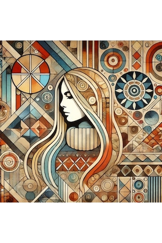 İskandinav Soyut Tablo Set Çerçevesiz 50x50cm Pvc Tablo 4'lü Set 015 Her Bir Tablo 50x50cm Büyüklüğündedir.