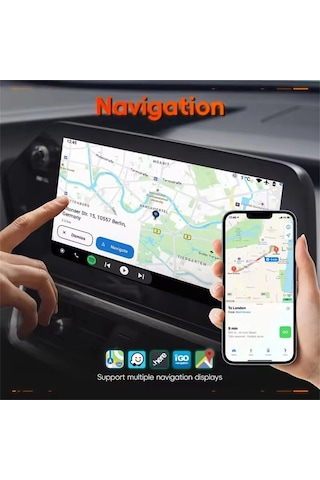 Yeni Nesil Usb 4in1 Kablosuz Carplay & Android Auto Smart Box 10"