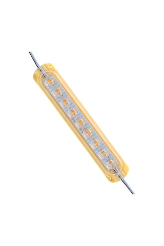 Tek Renk Sarı Modül Led 14 32.5 2835 24 Volt 2.4 Watt Gümüş