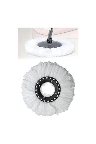 Lider Mikrofiber Yuvarlak Mop Paspas Vileda Ucu 3 Adet