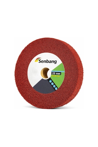 Senbang 165x30 Mop Skoç Zımpara Disk 25 Mm Delik Metal Ahşap Yüzey Temizleme