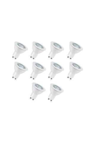10 Adet 10 Watt Amber Işık Gu10 Duy Ampul 1000 Lümen, 10 Watt Amber Işık Gu10 Led Ampul Yeni Ürün