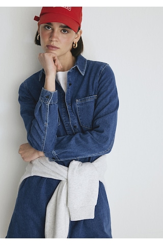 Mavi - Lacivert Elbise 130656-86430 Lacivert