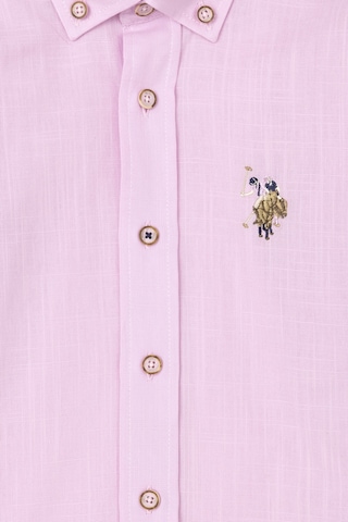 U.s. Polo Assn. Erkek Çocuk Pembe Gömlek Basic 50283994-vr041 Pembe