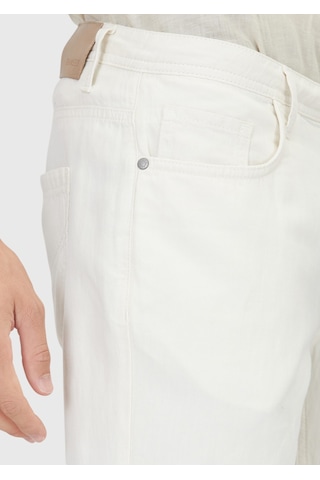 Ramsey Ekru Denim Regular Fit Casual Pamuk Karışımlı Pantolon