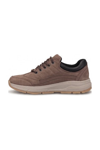 King Paolo L1399n Erkek Hakiki Nubuk Deri Memory Foam Klasik Sneaker Kum