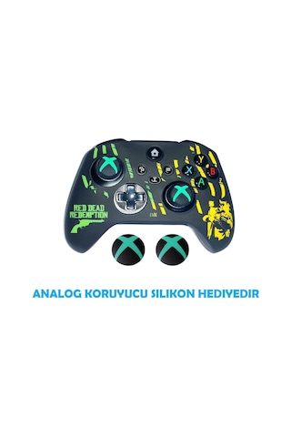 Xbox Series S/series X Red Dead Redmeption Koruyucu Silikon Kılıf + Analog Silikon Koruyucu
